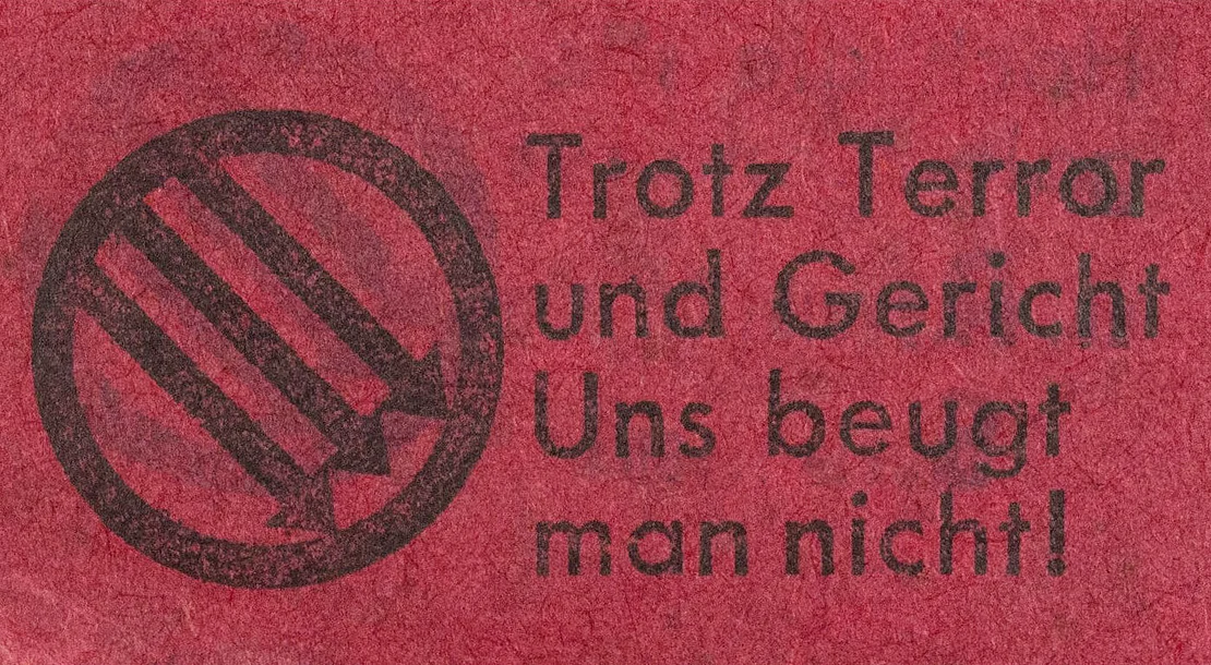 Streuzettel der Revolutionären Sozialisten, 1938, Quelle: WStLA  
