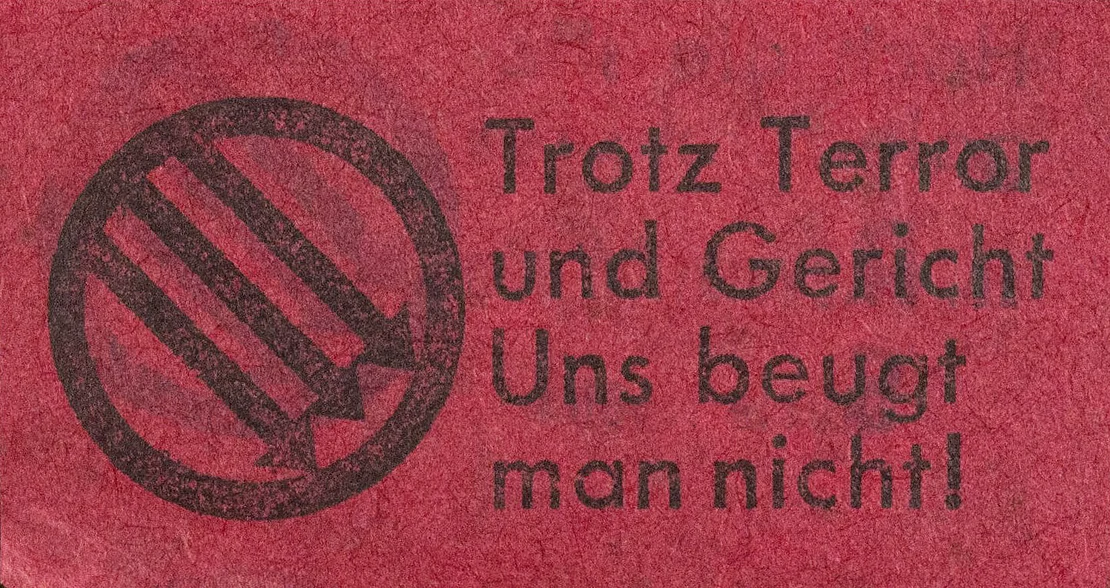 Streuzettel der Revolutionären Sozialisten, 1938, Quelle: WStLA