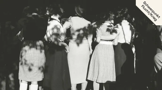 Robert Haas: Praterszene, aus der Serie: Böhmischer Prater, Laaer Berg, Wien 7.6.1938, © Wien Museum/Sammlung Robert Haas