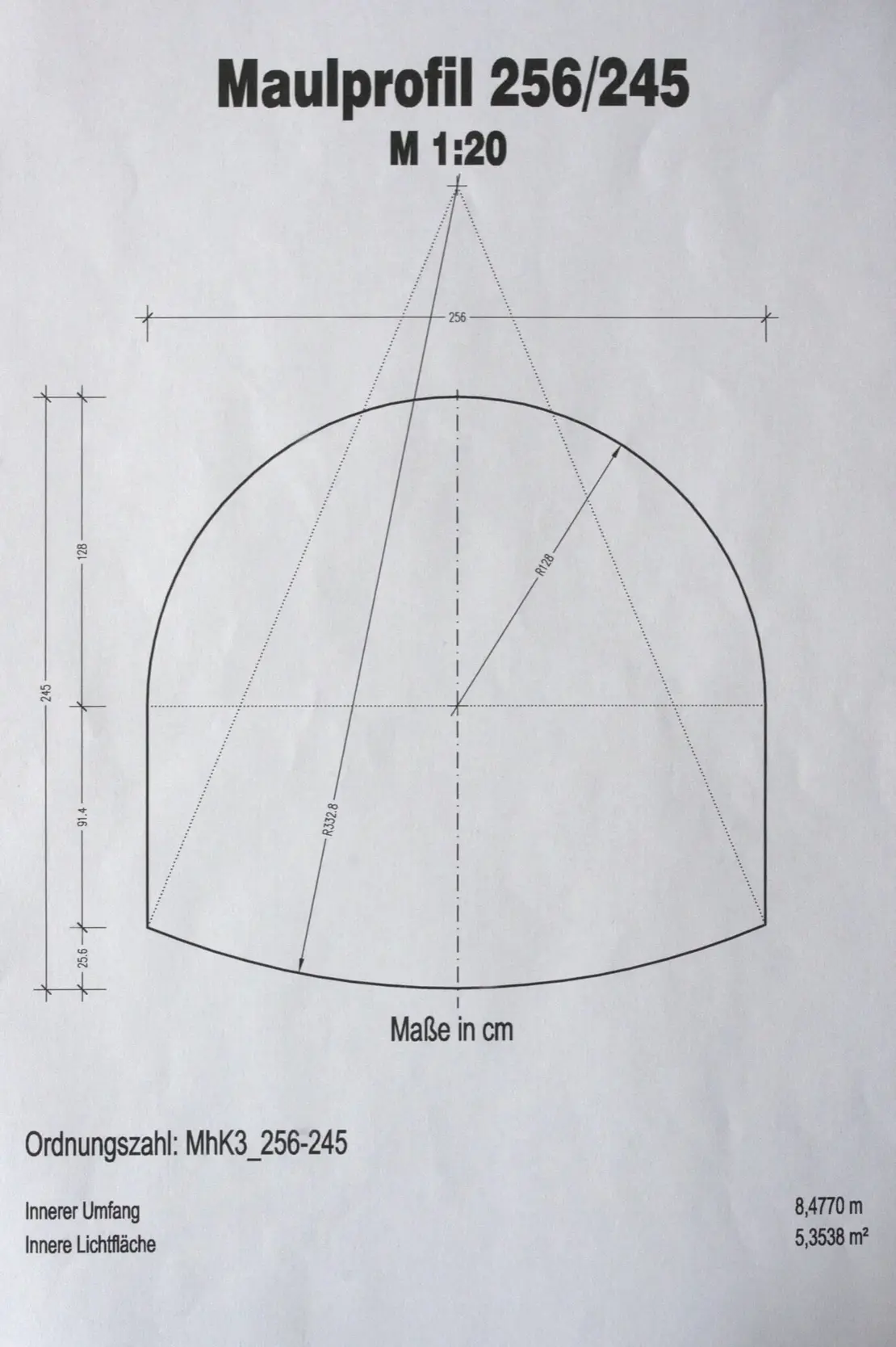 Profil der 1848 fertiggestellten Einwölbung des Währinger Bachs. Foto: Thomas Keplinger