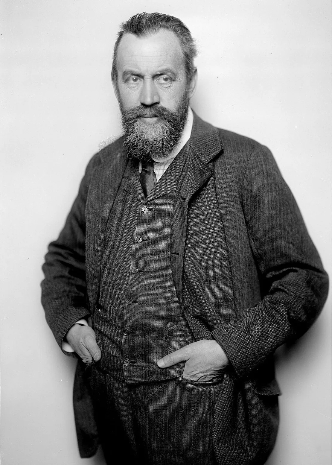 Porträt Carl Moll, um 1910, ÖNB Bildarchiv / picturedesk.com  