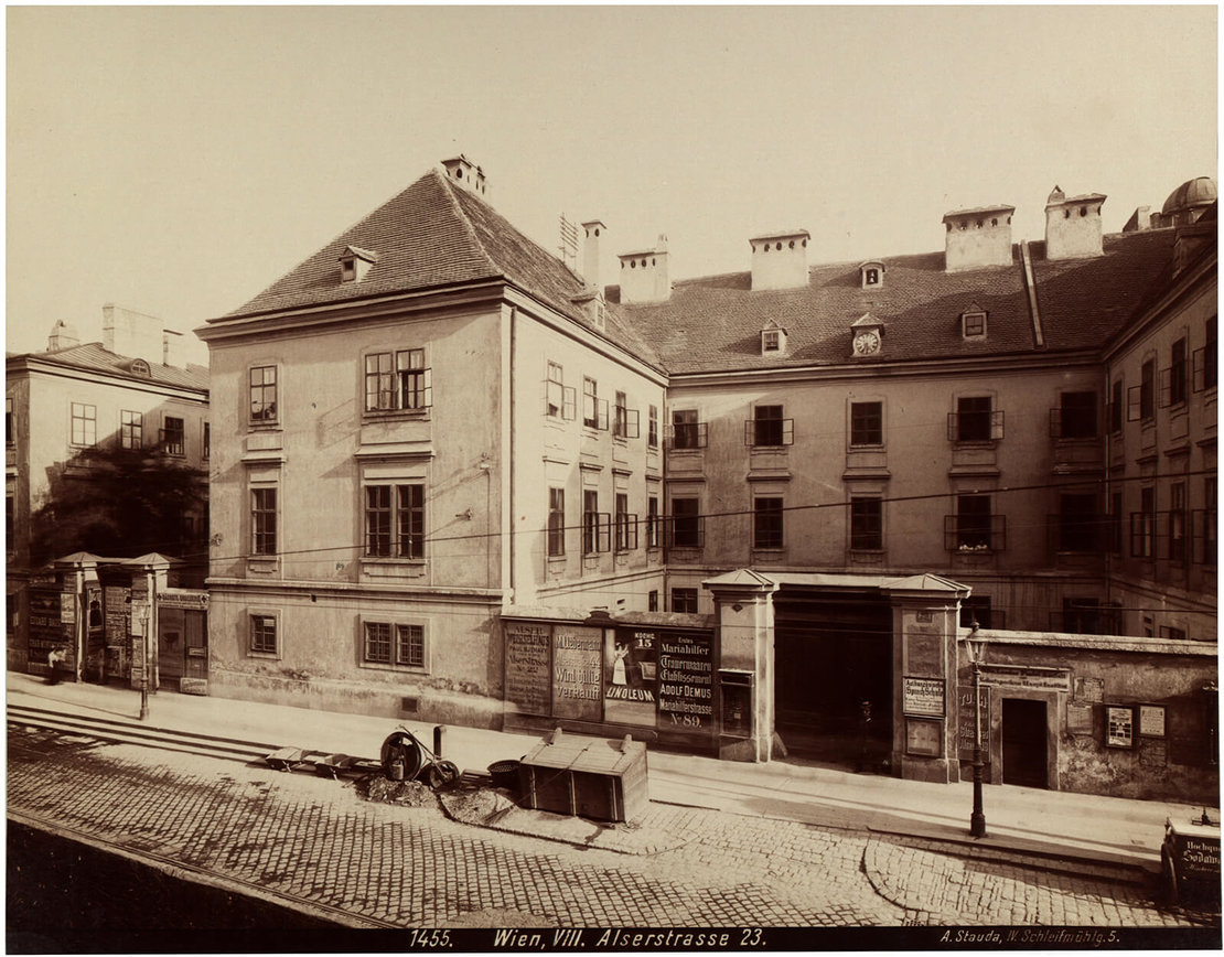 August Stauda, 8., Alser Straße 23 – Findelhaus, 1885-1915, Wien Museum 