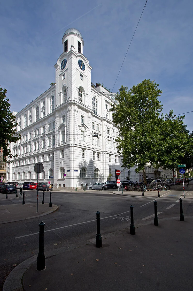Die „Centrale II“ wurde zwischen 1897 und 1899 in der Berggasse erbaut, Foto: Thomas Keplinger