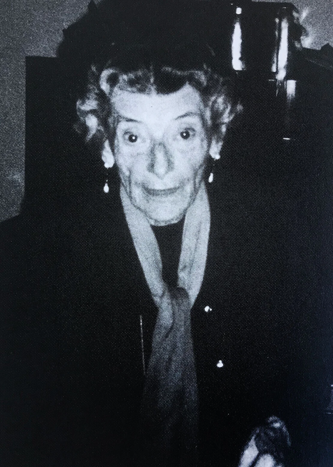 Hedwig Stavianicek, fotografiert von Thomas Bernhard, 1983, (c) Thomas Bernhard Nachlassverwaltung