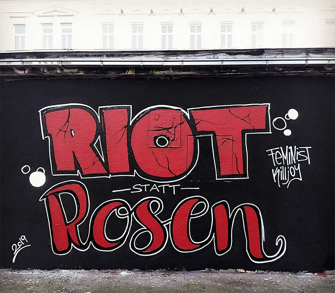 Feminist Killjoy: Riot statt Rosen zum 8. März, Wien, 2019, Foto: Feminist Killjoy