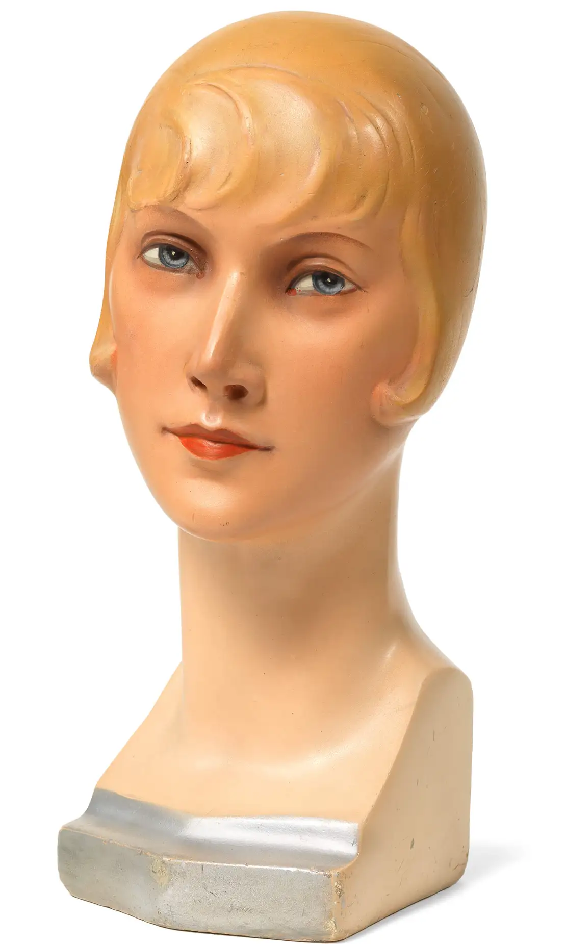 Schaufensterbüste mit Bubikopffrisur, Hersteller: Johann Gottwald, um 1930, Wien Museum, Inv.-Nr. 303551  