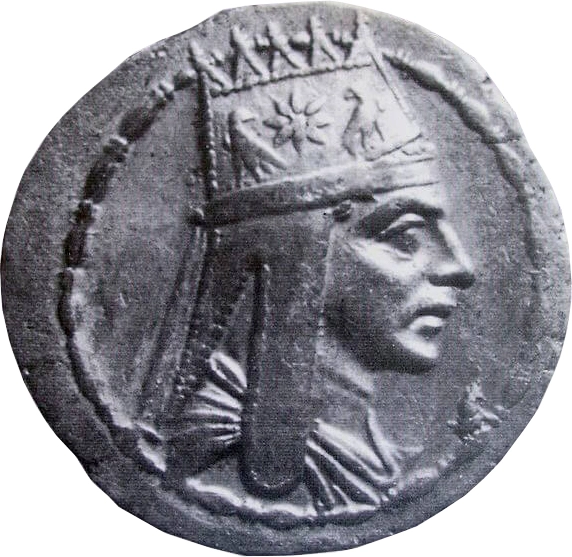 Münze mit dem Porträt Tigrans des Großen, 1. Jh. v. Chr., Wikimedia Commons  