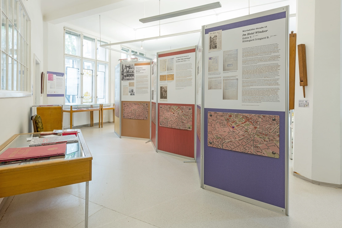 Ausstellungsansicht im Bezirksmuseum Mariahilf, Foto: Klaus Pichler, Wien Museum  