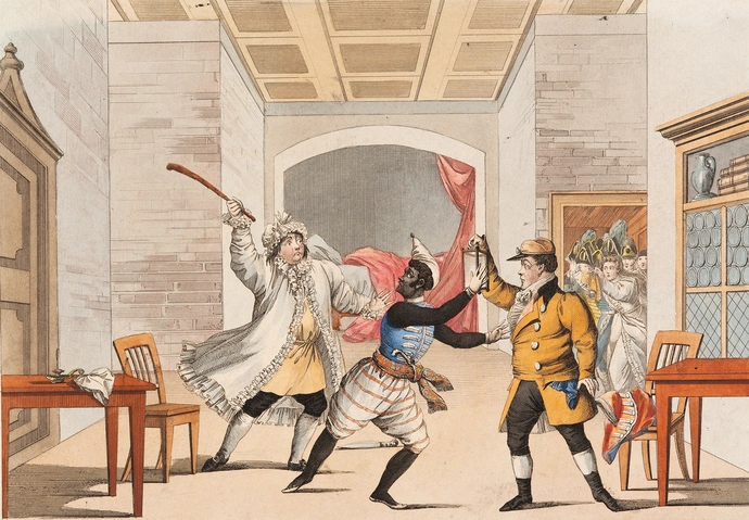 Schwarze Bühnenfiguren in Wien um 1800