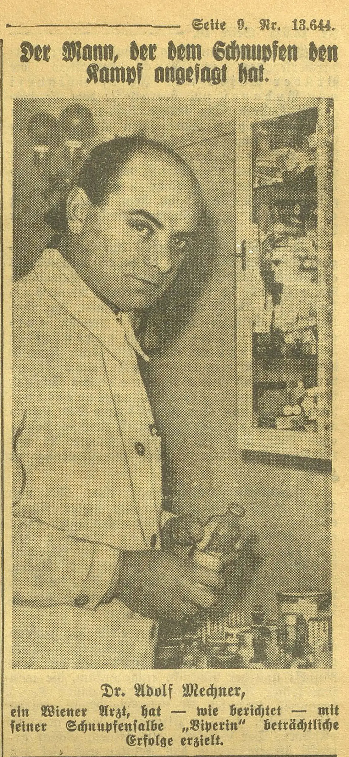 Aus der „Illustrierten Kronen-Zeitung“  vom 13. Jänner 1938, wenige Wochen vor dem „Anschluss“, ANNO/ÖNB  