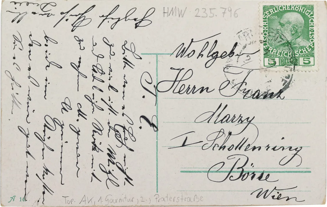 „Praterstrasse“ anlässlich der Internationalen Jagdausstellung im Prater, 1910, Hersteller: unbekannt, Wien Museum   