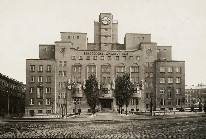 Bruno Reiffenstein: Amalienbad, ca. 1926, Wien Museum, Inv.-Nr. 184589/3