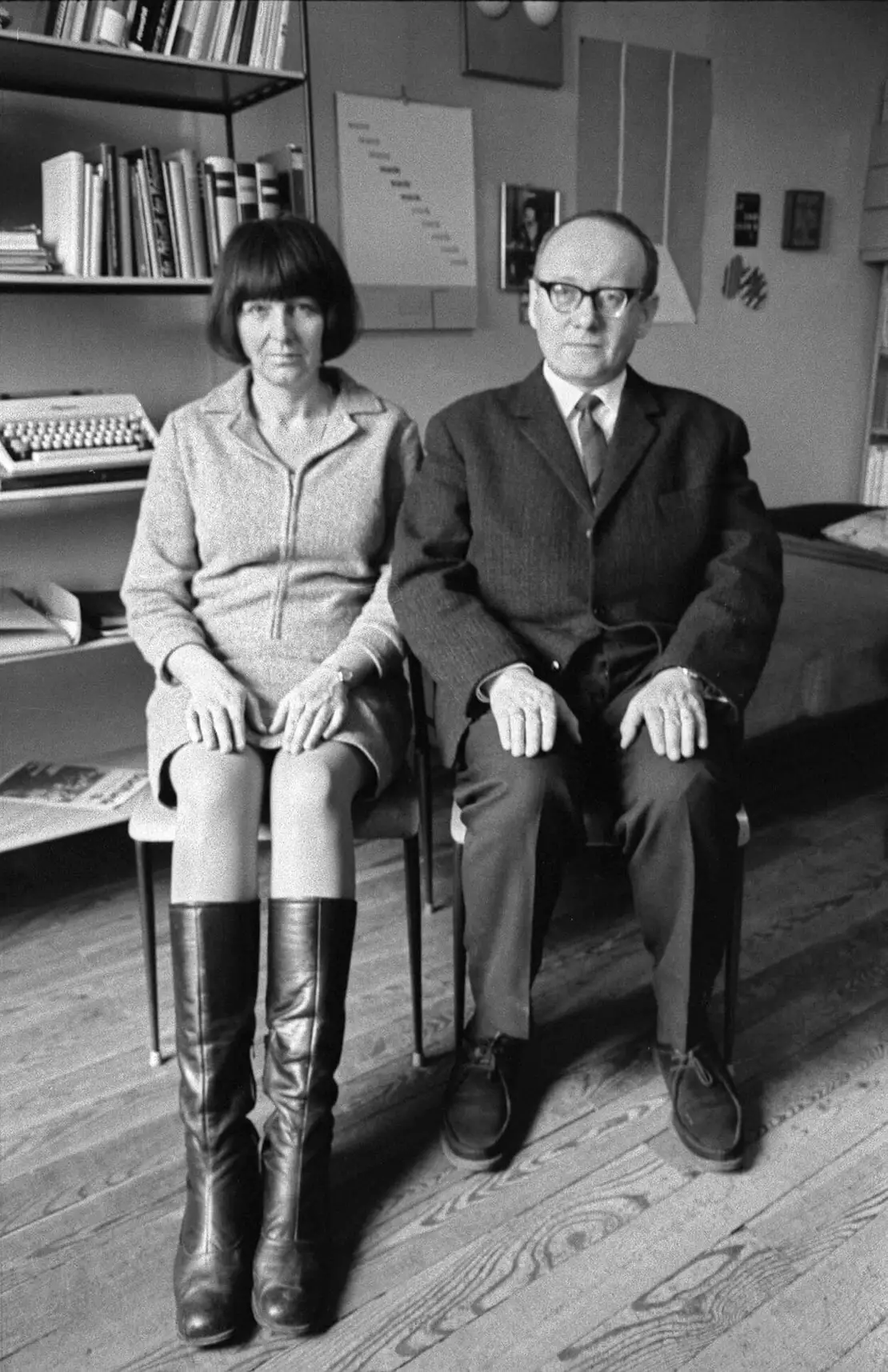 Otto Breicha: Friederike Mayröcker und Ernst Jandl, 1969. brandstaetter images / picturedesk.com  