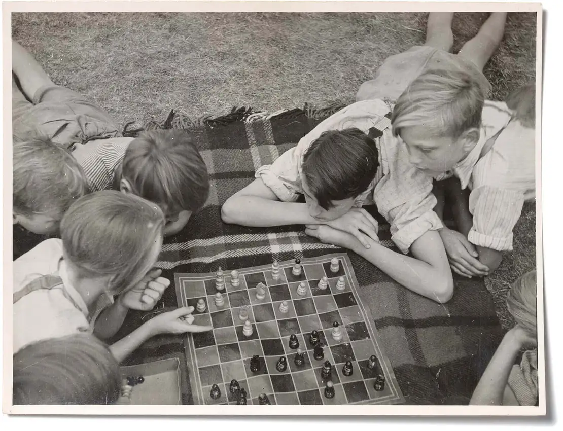 Wiener Kinder in Fairford, 1947, Foto: vermutlich Karla Zieger, Privatbesitz Familie Holmes