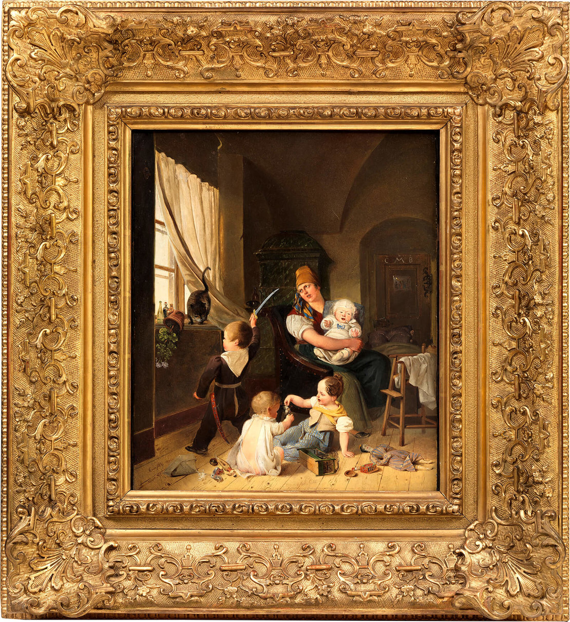 Johann Matthias Ranftl: In der Kinderstube, 1832, Wien Museum 