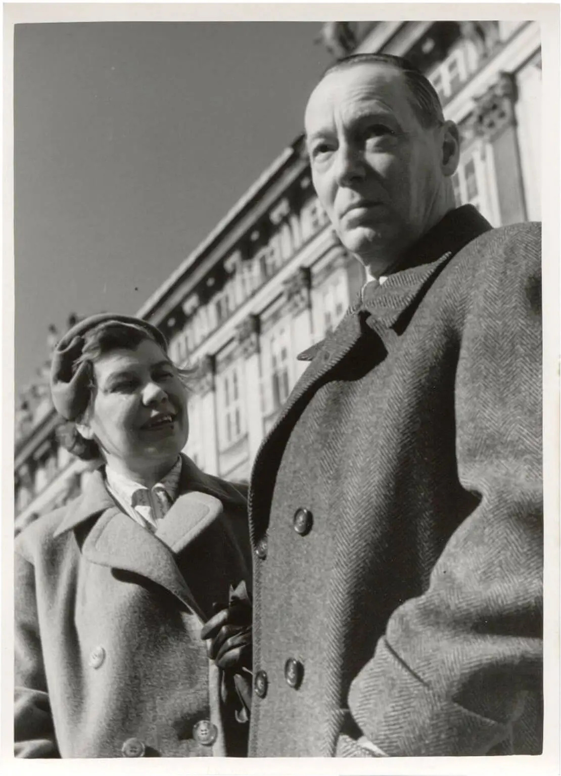 Ernst Hausknost: Alexander Lernet-Holenia mit seiner Ehefrau Eva, 1955/60, Wien Museum, Inv.-Nr. 209337/1