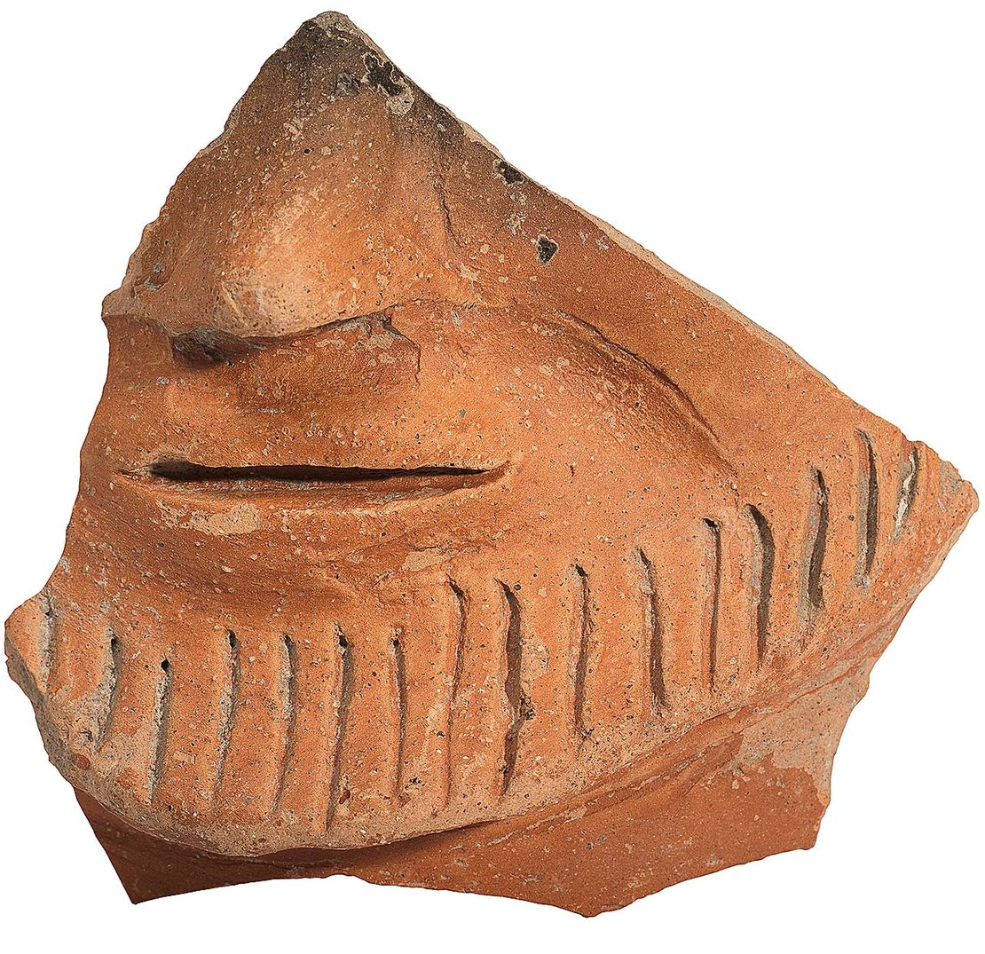 Fragment eines römischen Gesichtsgefässes, 2. Jh. n. Chr., © Peter und Birgit Kainz/Wien Museum 