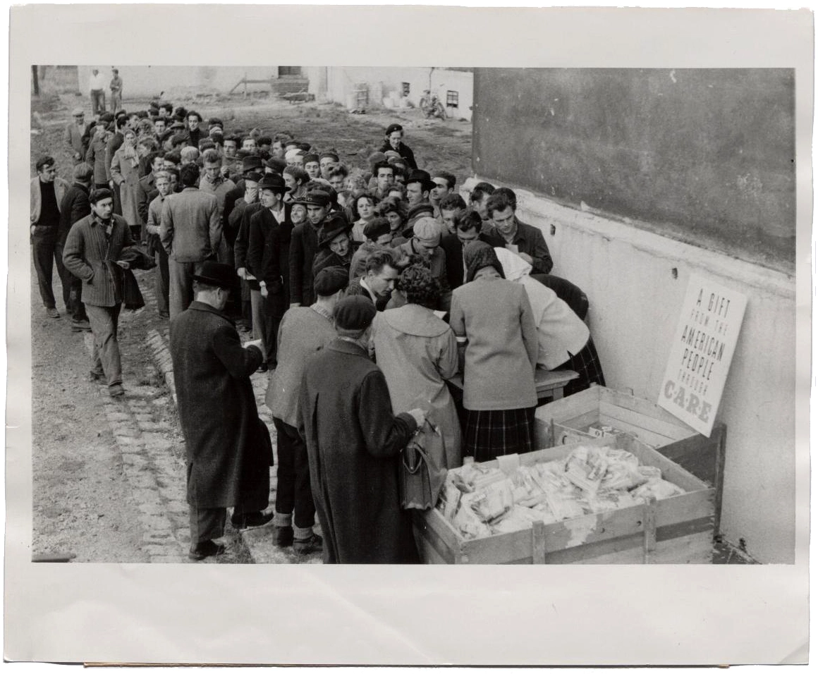 Ungarnflüchtlinge in Traiskirchen, Herbst  1956, Foto: Ernst Hausknost/Wien Museum  