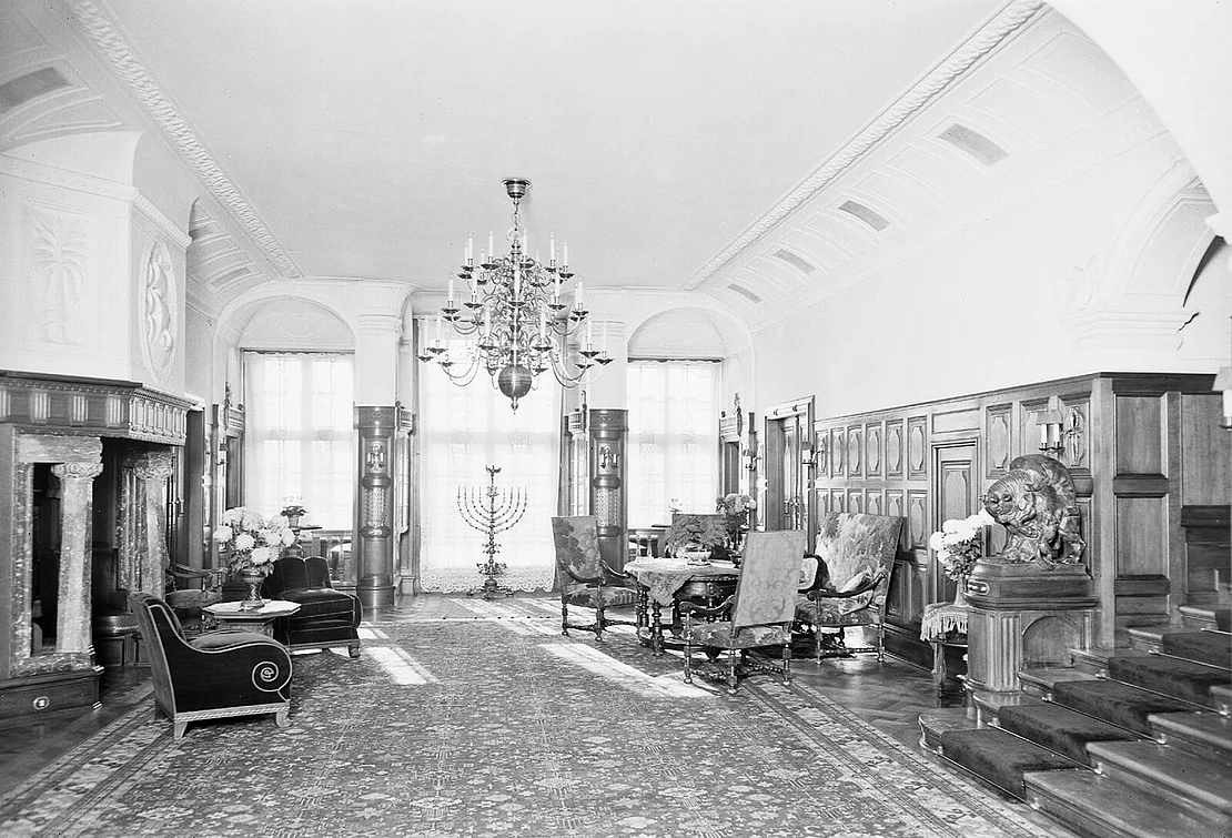 Villa Regenstreif, Halle, 1928, Wien 18., Pötzleinsdorferstraße 36/38, APA-Images / ÖNB-Bildarchiv / ÖNB Bildarchiv Austria  