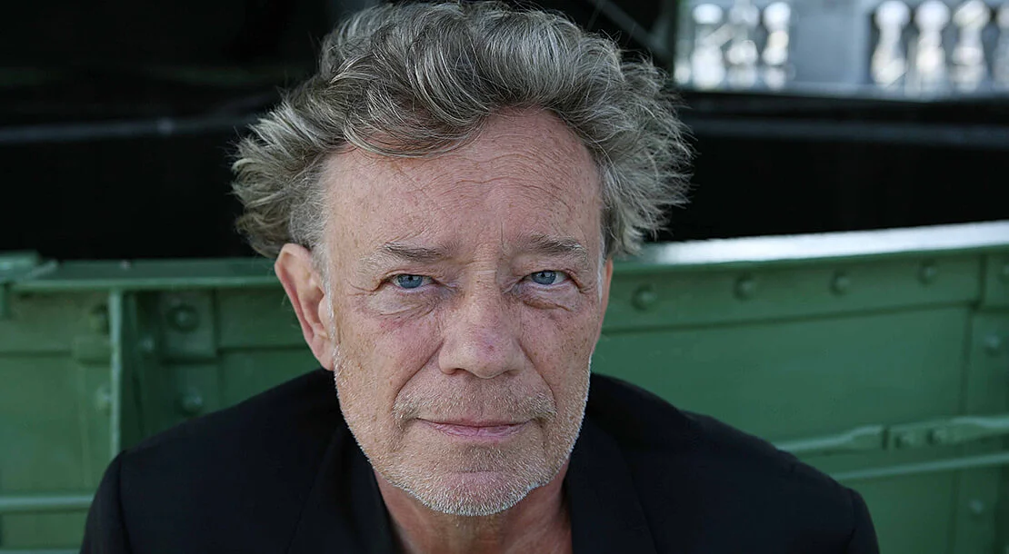 Gert Voss am Dach des Burgtheaters, 2006, Foto: Martin Vukovits