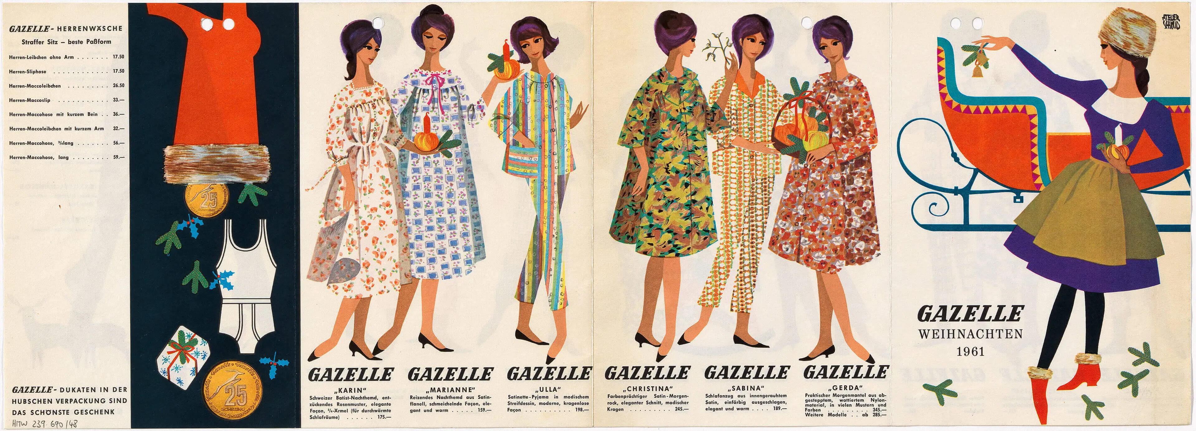 Werbebroschüre der Firma Gazelle, 1961, Wien Museum