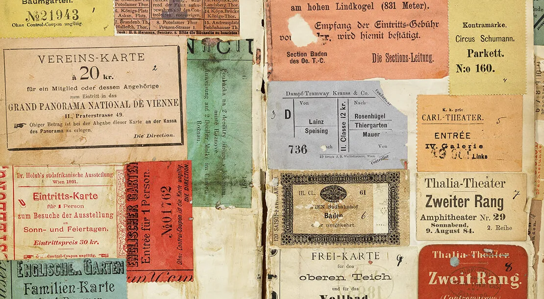 Erinnerungsbuch des Richard Grünfeld, © Wien Museum