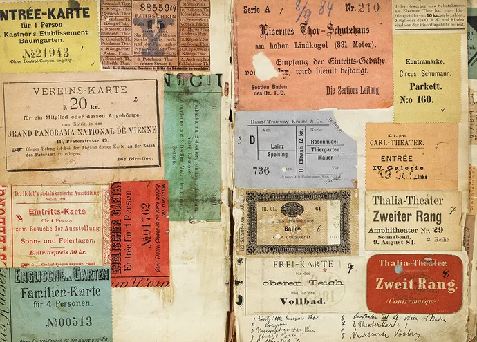 Erinnerungsbuch des Richard Grünfeld, © Wien Museum