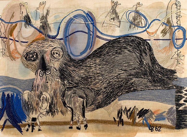 Lieselott Beschorner: Seehund, 1962, Textilplastik, Wien Museum, LB 1395  