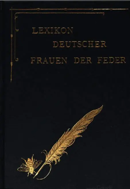 Sophie Pataky: Lexikon deutscher Frauen der Feder, 1898, Wikimedia Commons
