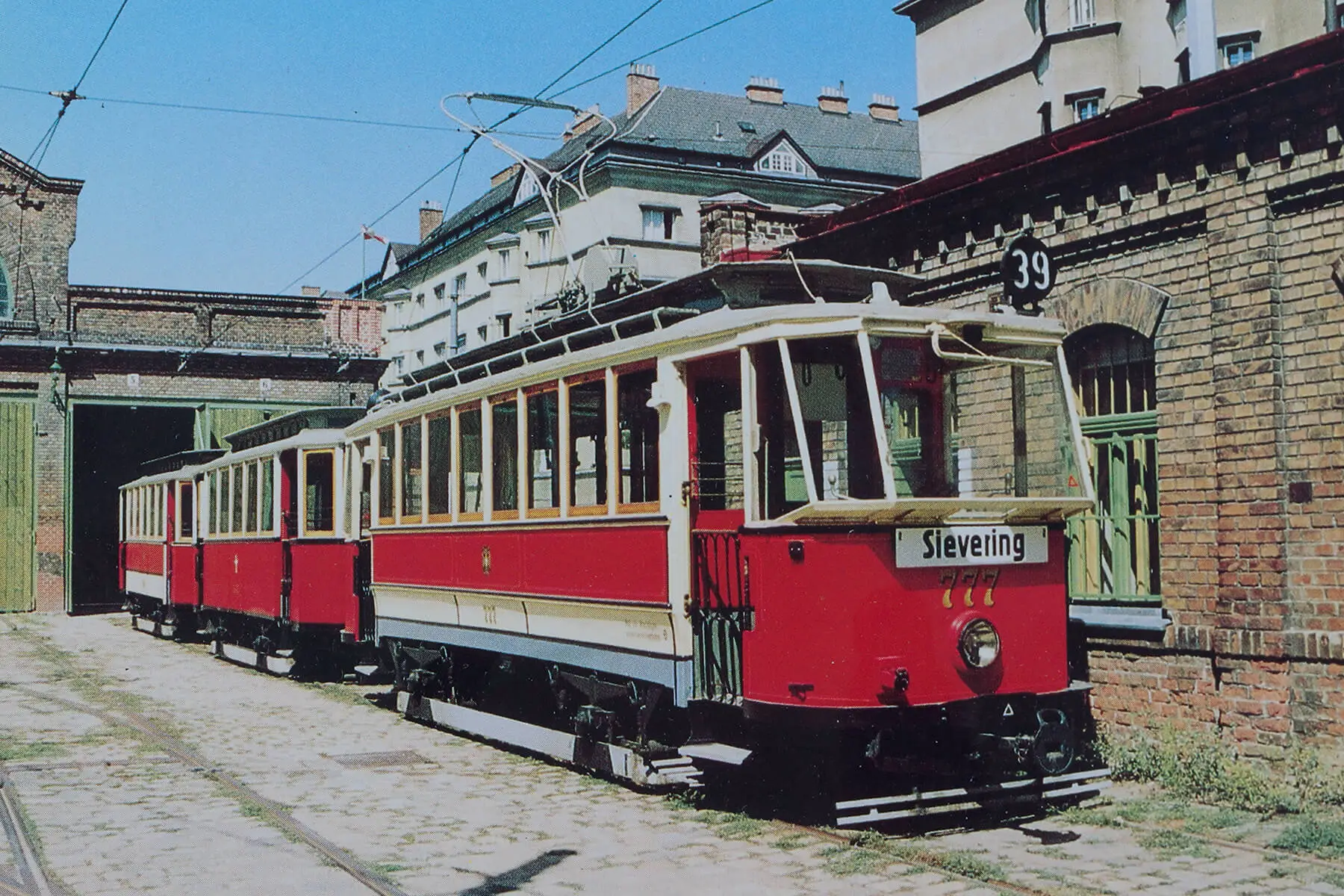 Triebwagen der Straßenbahnlinie 39 nach Sievering, Foto: Wiener Linien/Marincig