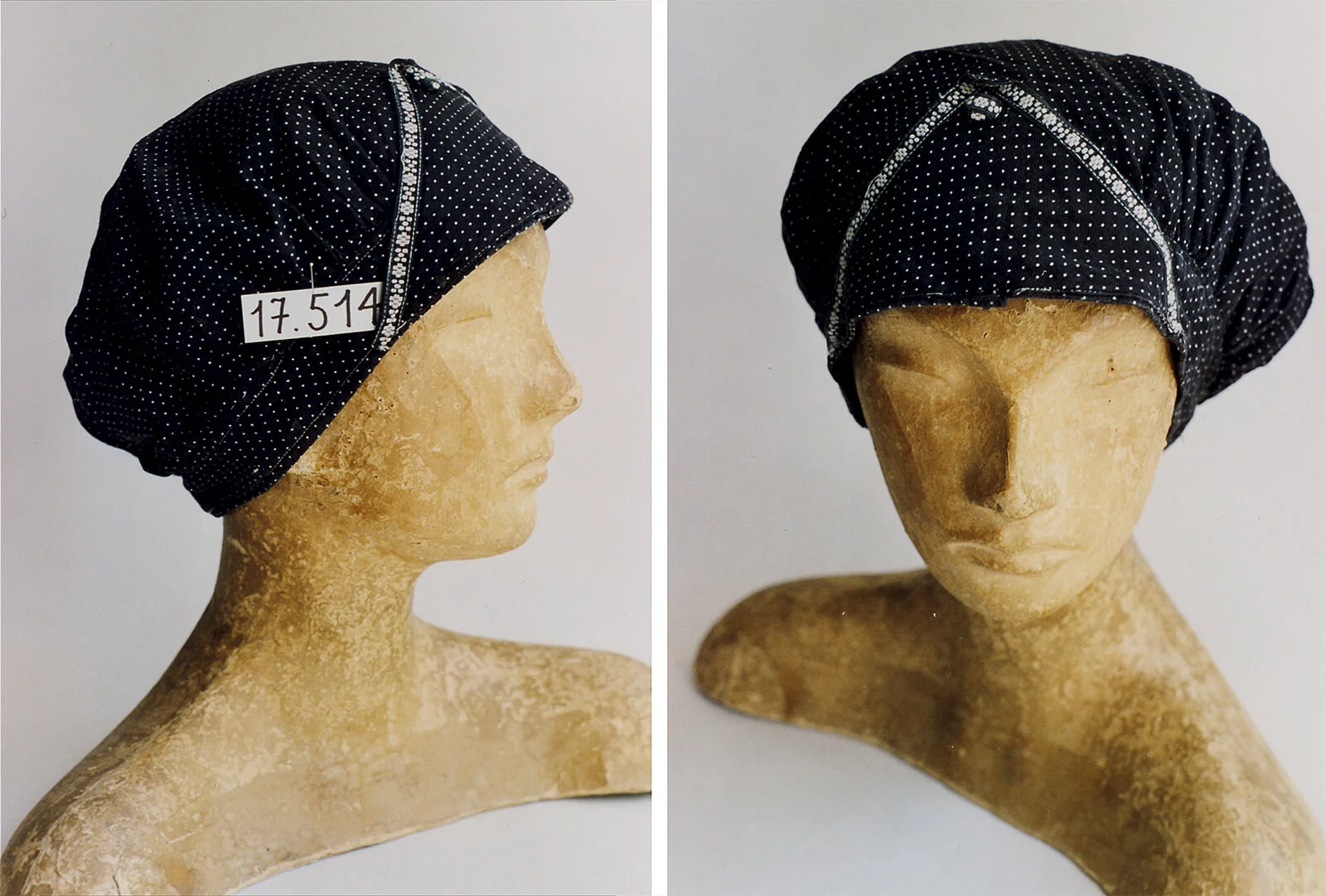 Badehaube, frühes 20. Jhdt., Baumwolle, Wien Museum