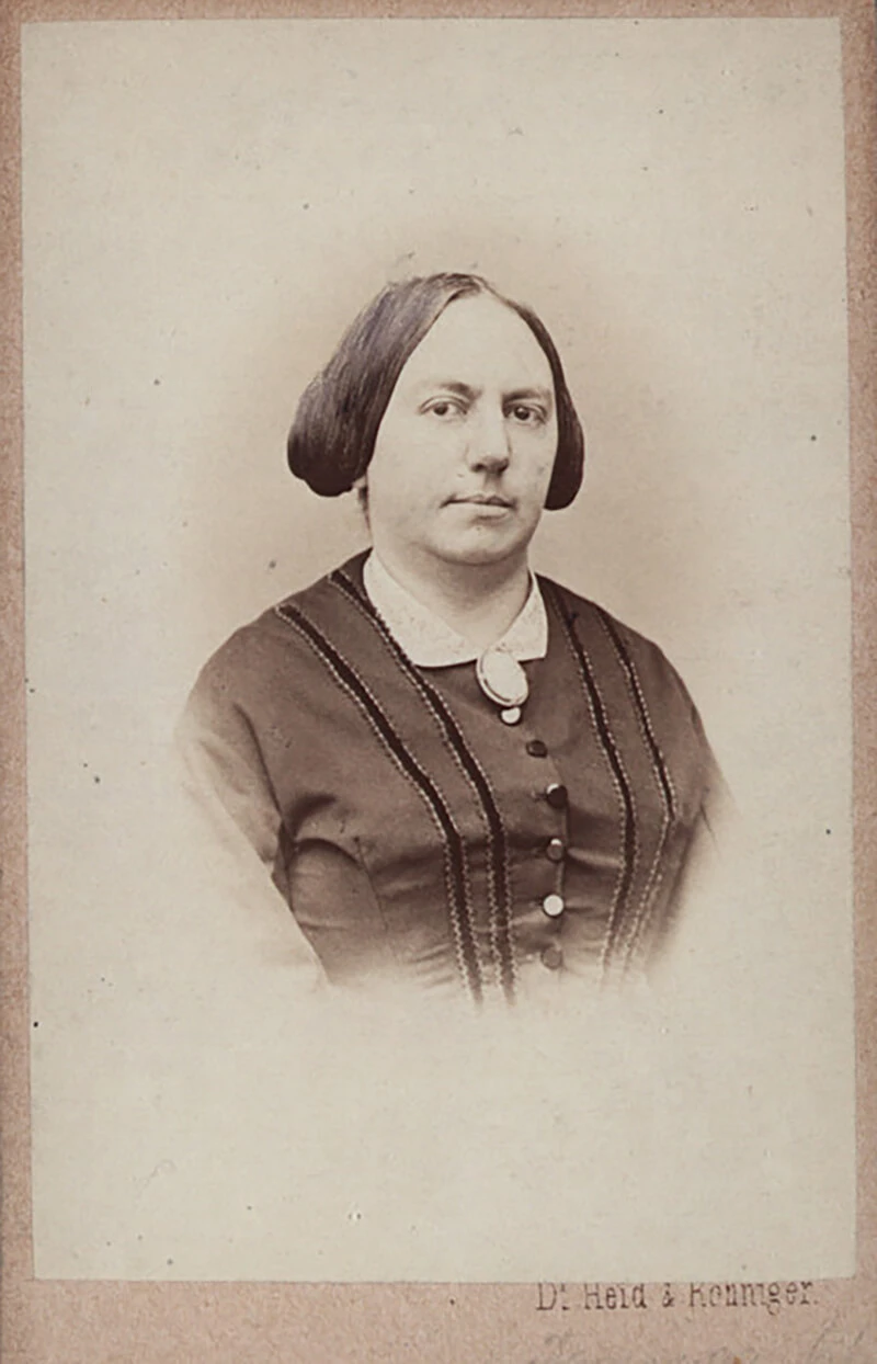 H. Heid & F. Ronniger: Ida Fleischl, um 1865, Fotografie, Wien Museum, Inv.-Nr. 49636/8
