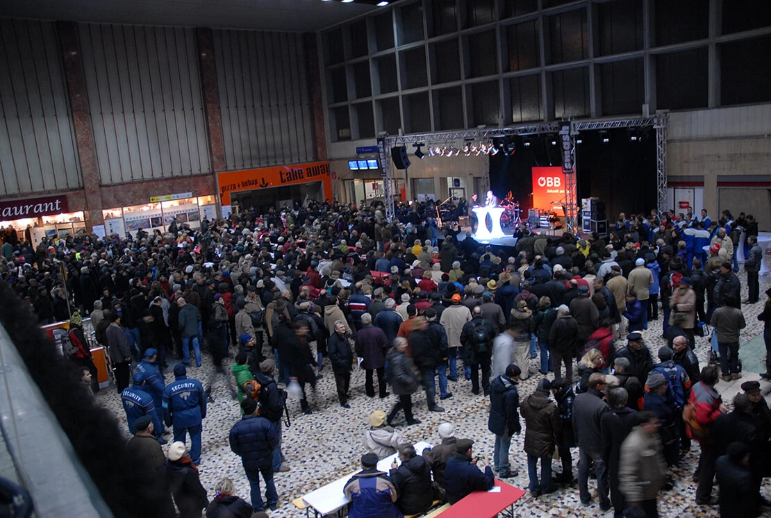 Abschiedsfest am 12. Dezember 2009, Foto: Didi Sattmann/Wien Museum  