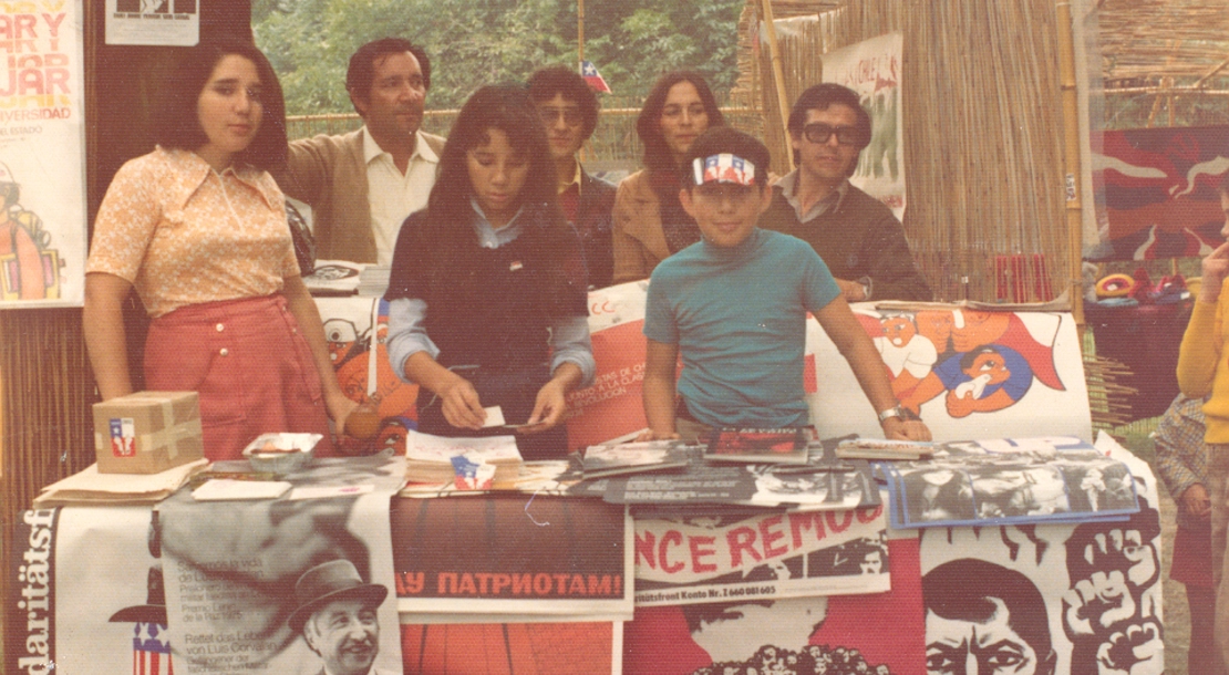 Solidarität auf dem Volksstimmefest im Prater, 1975, Foto: privat, Verein zur Förderung der österreichisch-chilenischen Erinnerungskultur   