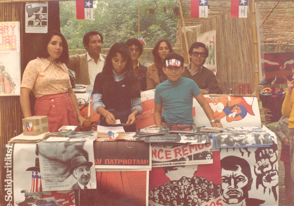 Solidarität auf dem Volksstimmefest im Prater, 1975, Foto: privat, Verein zur Förderung der österreichisch-chilenischen Erinnerungskultur 