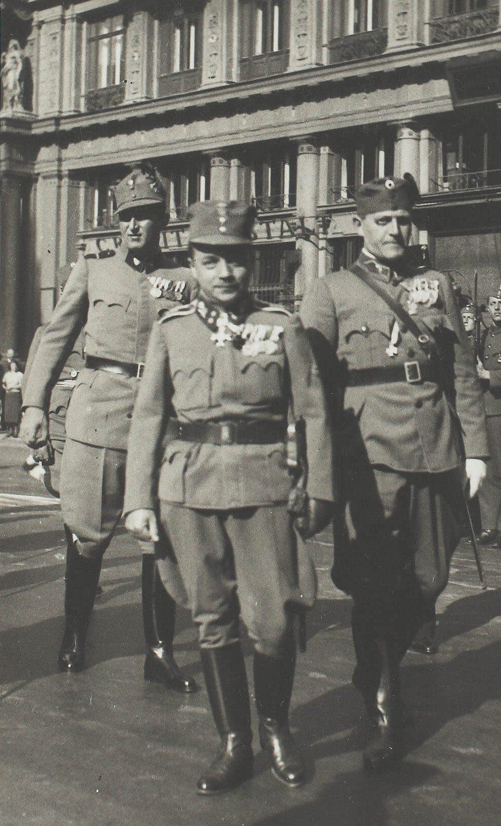 Bundeskanzler Engelbert Dollfuß und Heimwehrführer Emil Fey, 1933, Wien Museum, Inv.-Nr. 182640  