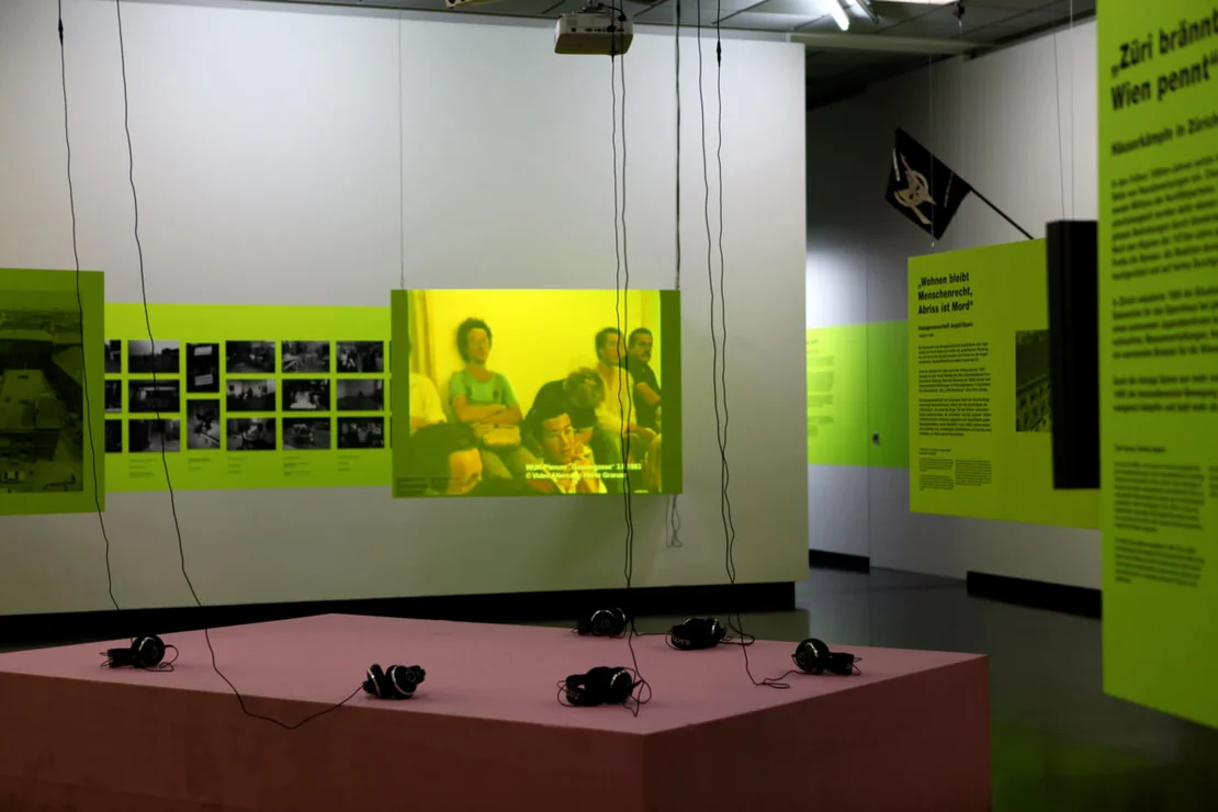 Die Ausstellung „Besetzt!“ im Wien Museum, 2012, Foto: Manuela Mark/Wien Museum  