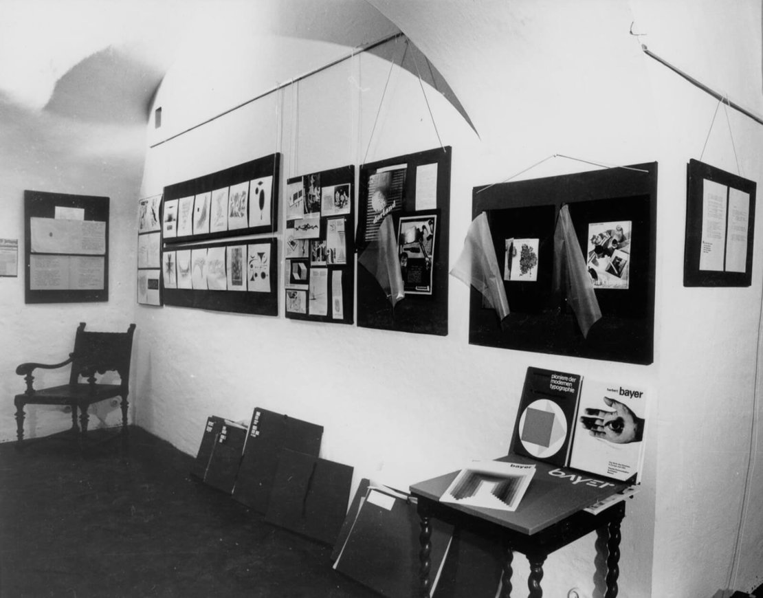 Werner H. Mraz, Ausstellung Herbert Bayer „photoplastics – photomontages“, 1971 