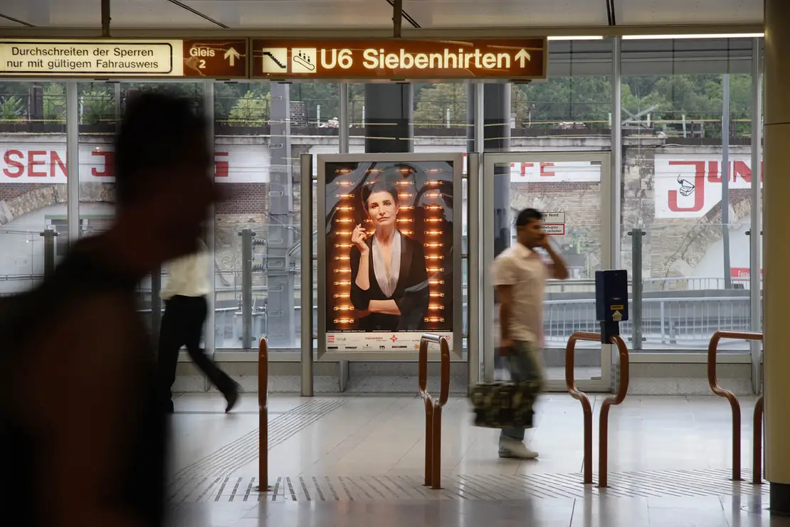 Irene Andessner: Citylights (Wiener Frauen), 2008, Foto: Peter Kubelka  