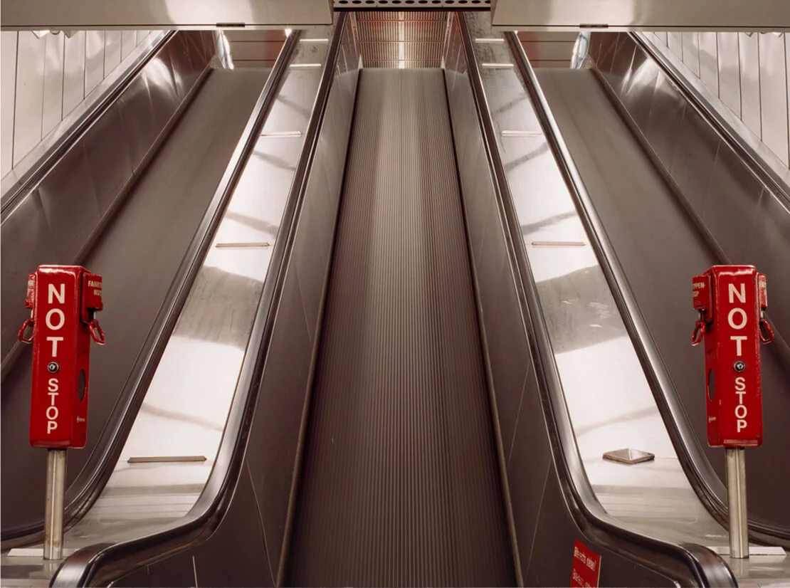 Maria Theresia Litschauer: Non-Sites (Wiener U-Bahnstationen), 2002, Wien Museum, © Bildrecht 2020