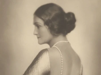 Porträt Hilde Loewe-Flatter (Ausschnitt), undatiert, Wienbibliothek im Rathaus, Nachlass Hermann Leopoldi (ZPH-1564/9) 