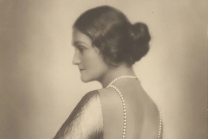 Porträt Hilde Loewe-Flatter (Ausschnitt), undatiert, Wienbibliothek im Rathaus, Nachlass Hermann Leopoldi (ZPH-1564/9)