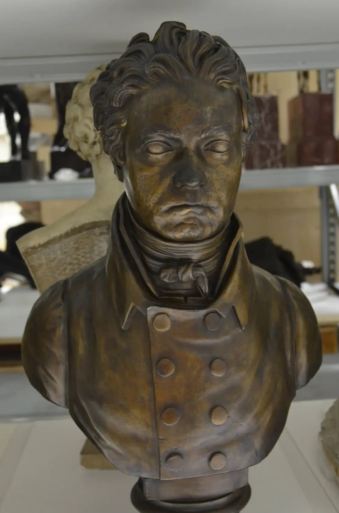 Franz Klein: Porträt von Ludwig Beethoven, Gipsbüste, 1812, Foto: Gerhard Milchram, Wien Museum