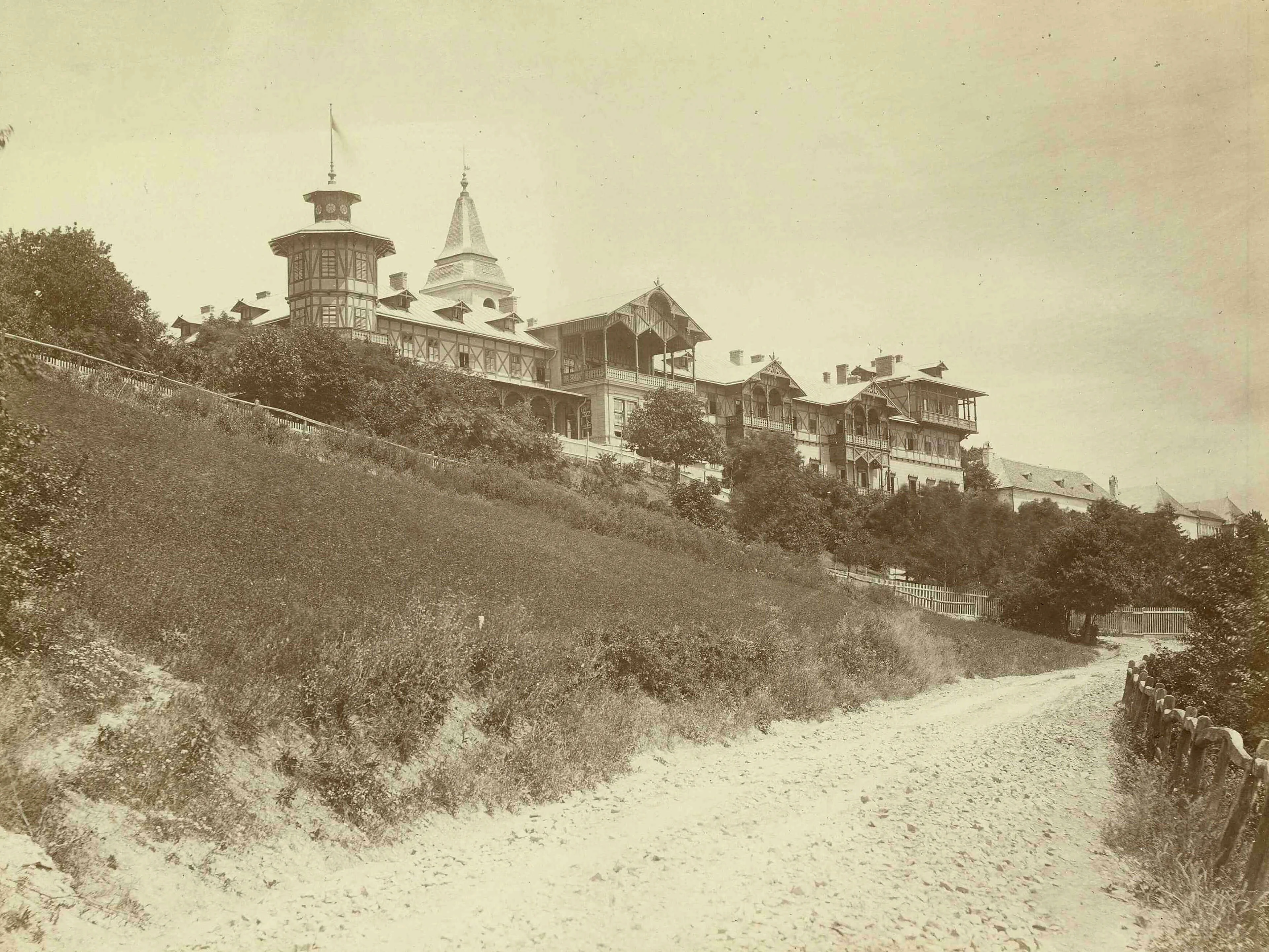 Hotel Kahlenberg, 1873, Foto: Amand Helm, Wien Museum, Inv.-Nr. 138083  