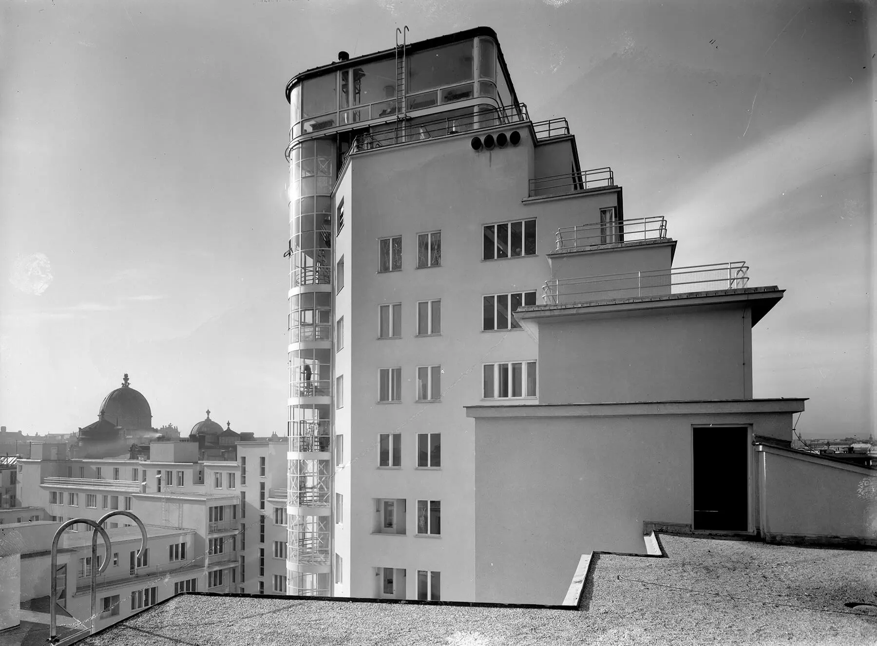 Hochhaus Herrengasse, Foto: Bruno Reiffenstein, ÖNB-Bildarchiv / picturedesk.com