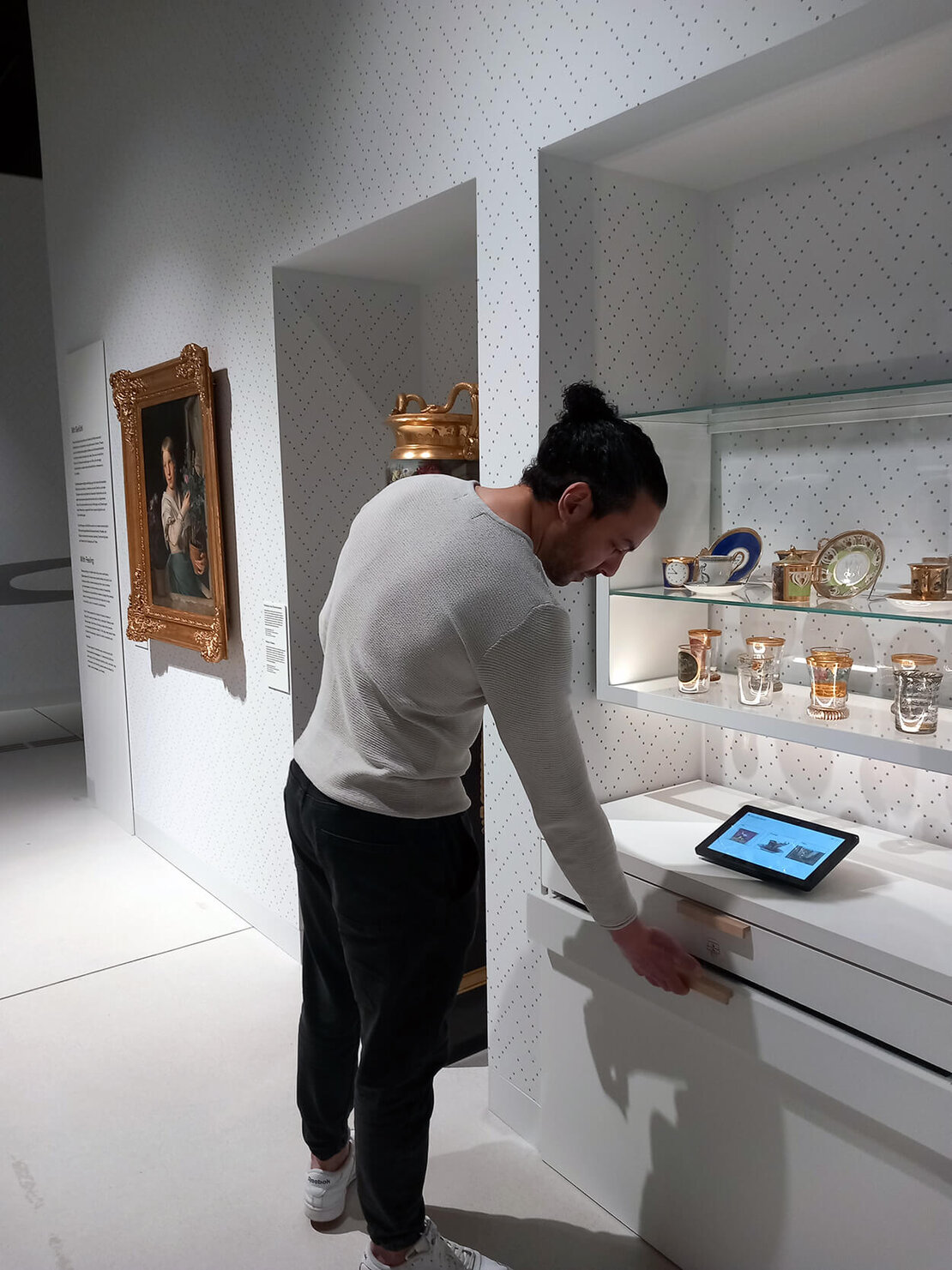 Adam Shadid in der Dauerausstellung, Foto: Redaktion