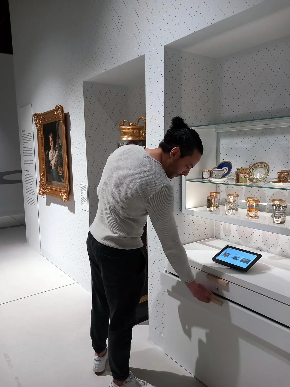 Adam Shadid in der Dauerausstellung, Foto: Redaktion  