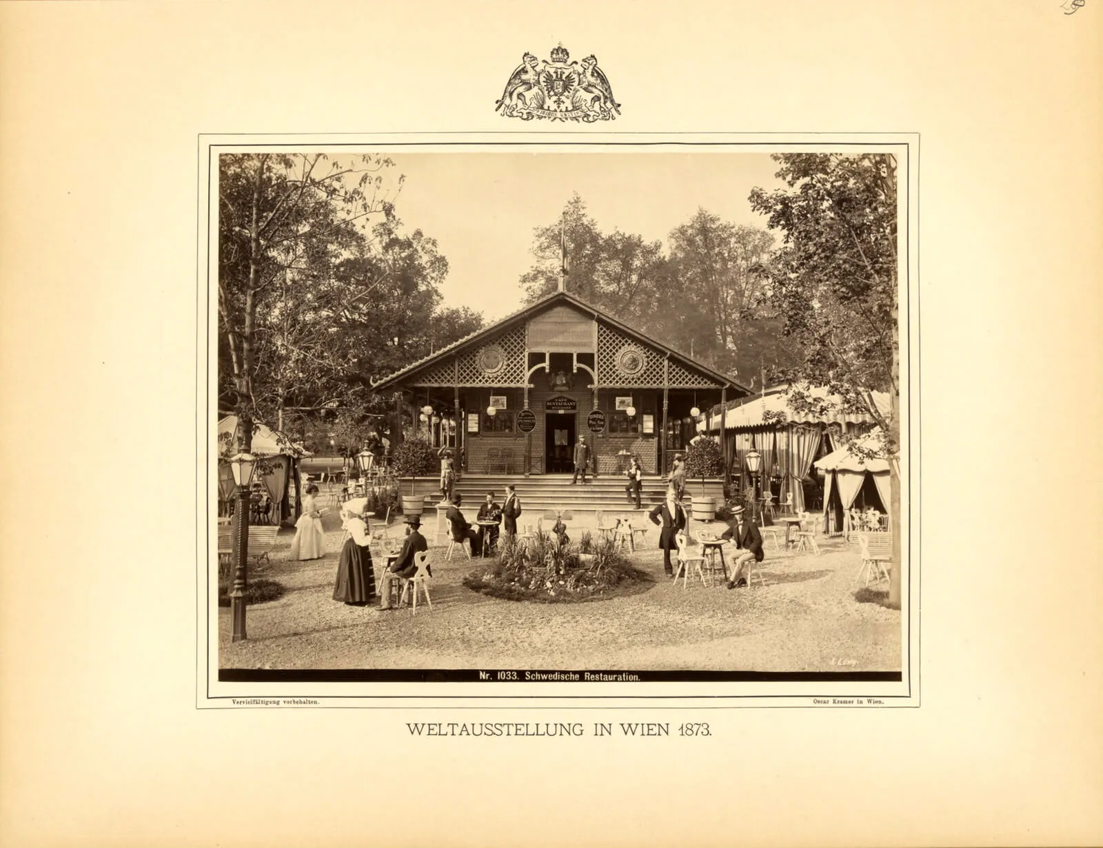 Schwedische Restauration auf der Wiener Weltausstellung, 1873, Verlag der Wiener Photographen-Association, Wien Museum