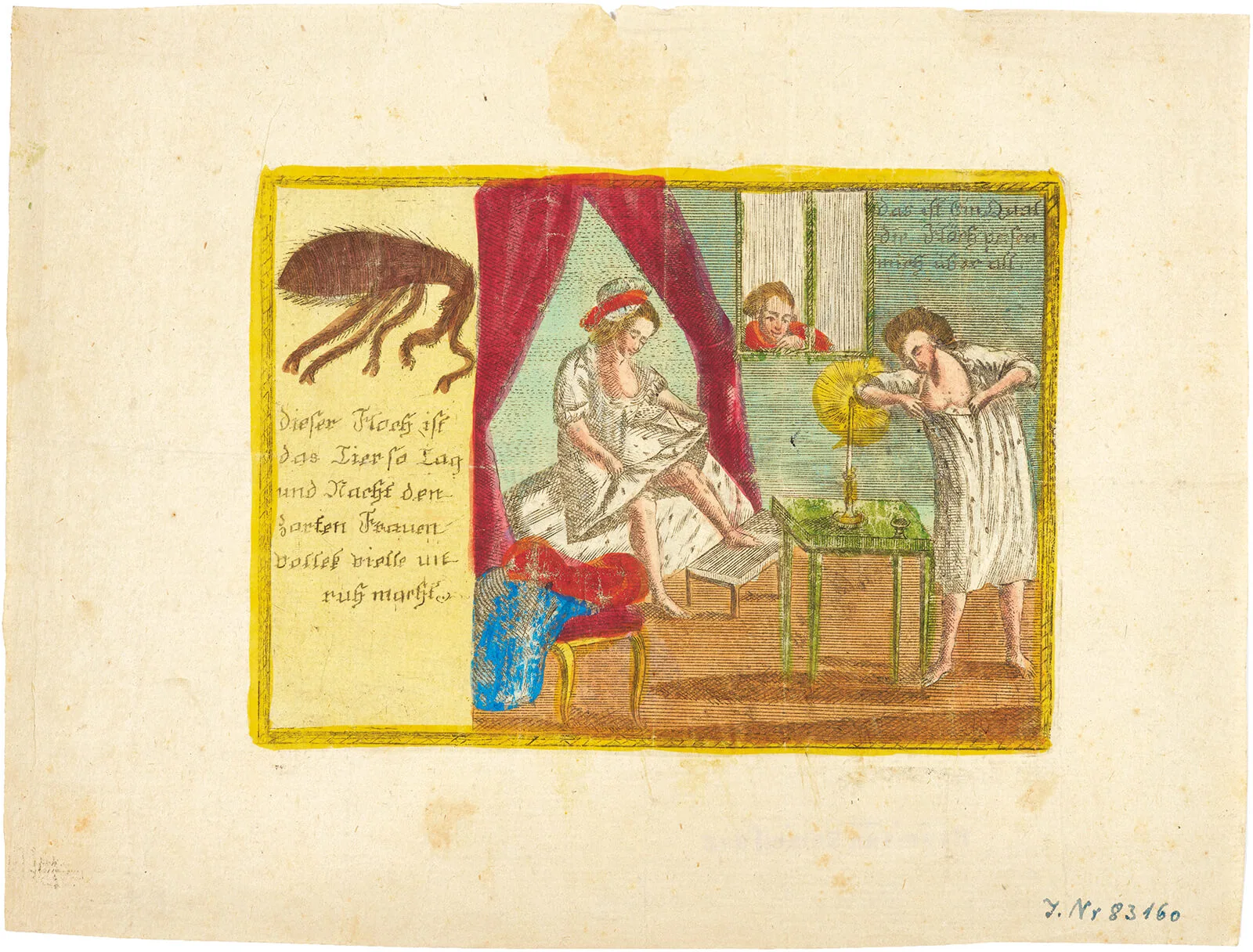 C. Seipp: Flohjagd, um 1810, Lithografie, Wien Museum, Inv.-Nr. 83160  