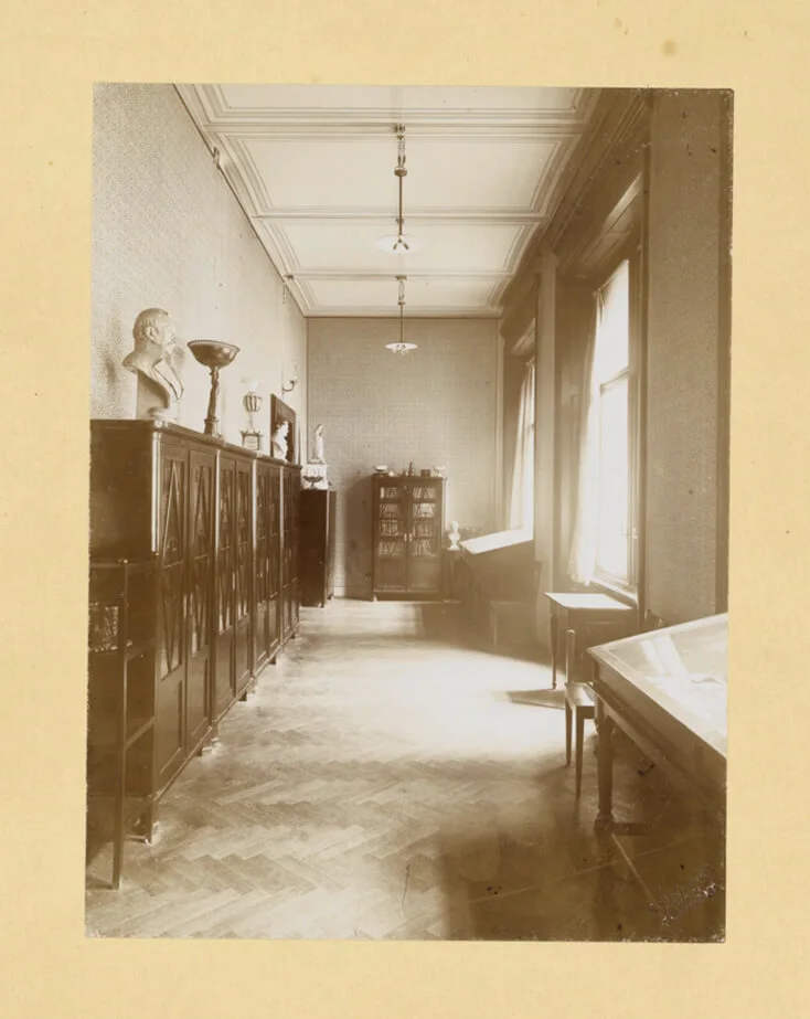 Das ‚Grillparzer-Zimmer‘ im Rathaus, Zustand 1891, Wien Museum  